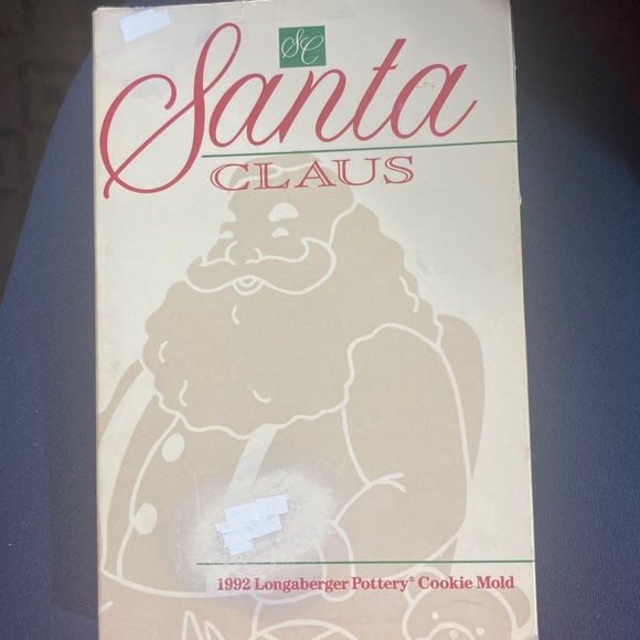 VTG 1992 Longaberger Pottery St. Nick Cookie Mold - Picture 2 of 4